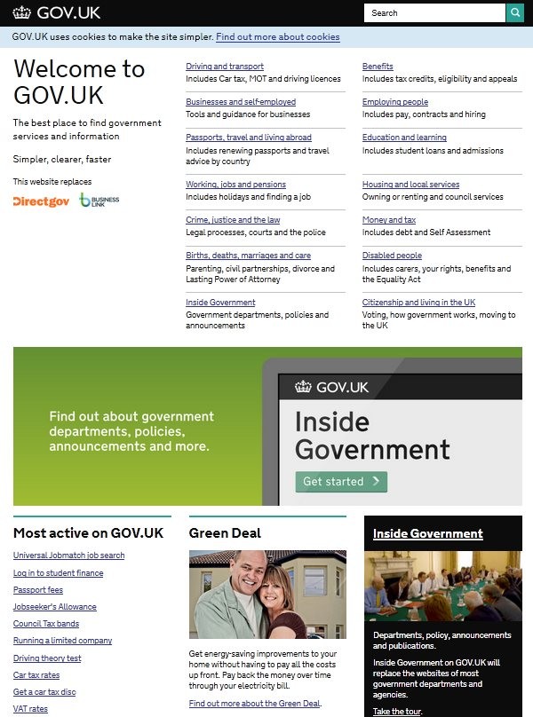 英國政府的一個(gè)“簡陋”的網(wǎng)站獲頒年度設(shè)計(jì)大獎(jiǎng)