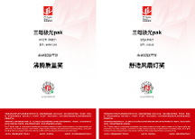 家居質(zhì)量界“奧斯卡”！三雄極光斬獲沸騰質(zhì)量兩項(xiàng)大獎！