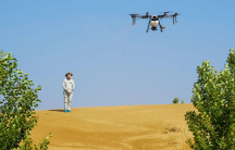 億利資源集團無人機飛播技術 沙漠治理的新利器